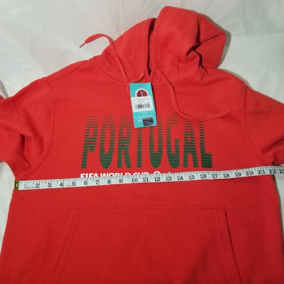 Fifa World Cup Qatar 2022 Official Licensed Portugal Red Hoodie Sweatshirt Men M - Picture 9 of 15